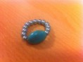mooie blauwe ring met steentje